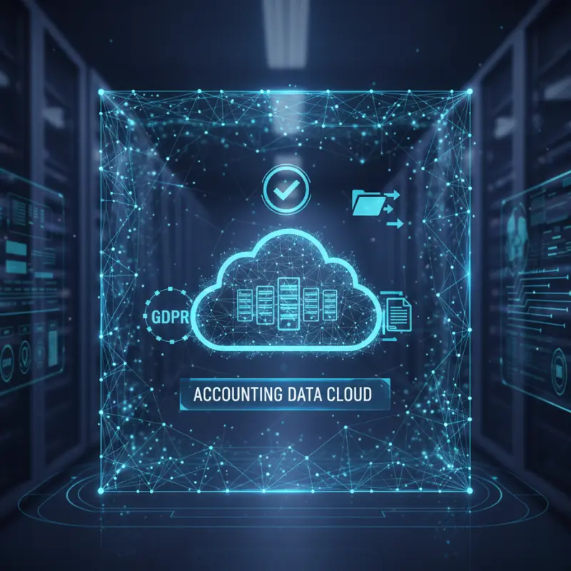 Secure AI-powered accounting data protected under GDPR compliance.