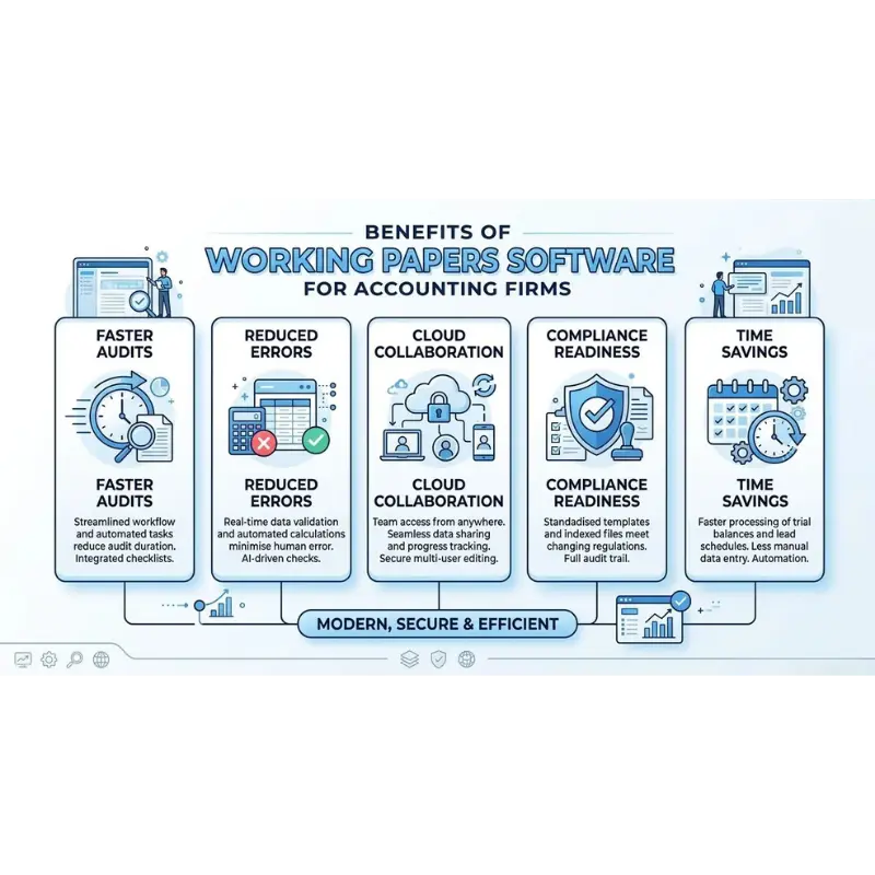 Key benefits of working papers software for accounting firms