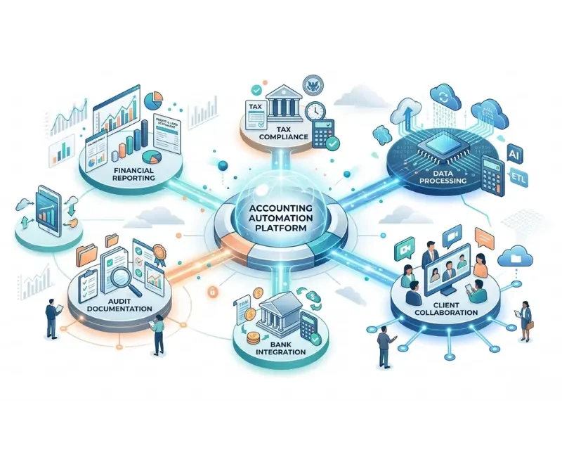 accounting automation ecosystem connecting financial workflows