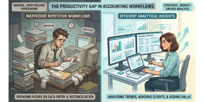 manual accounting work versus advisory work