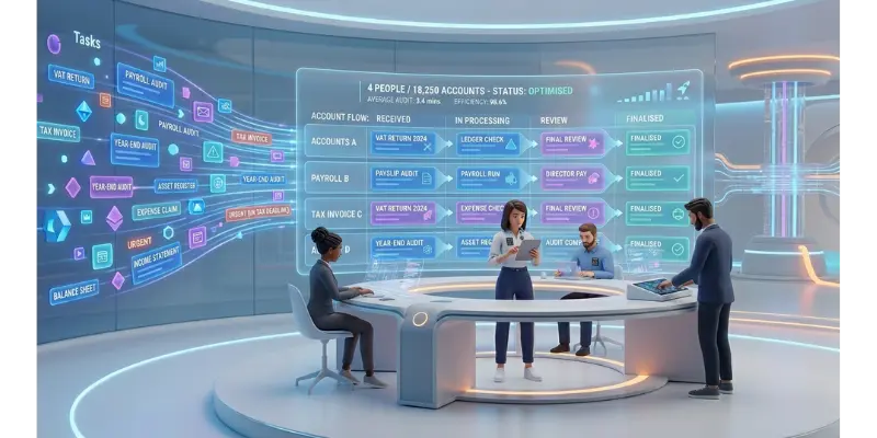 small accounting team handling large workload efficiently