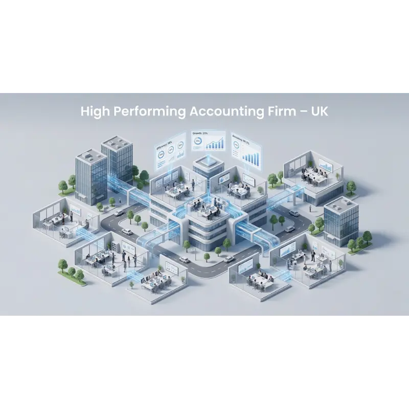 isometric high performing accounting firm ecosystem in uk
