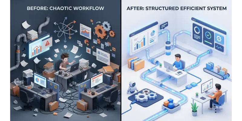working papers transformation from chaos to structured system