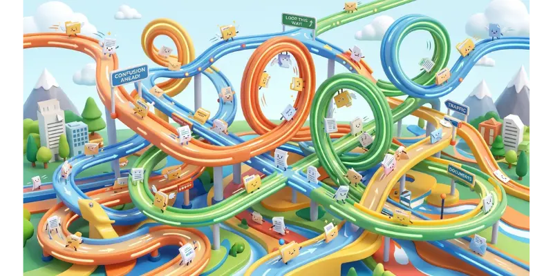 confusing workflow paths in accounting processes