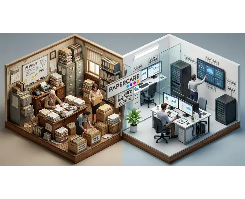 traditional vs modern working papers in uk accounting firms