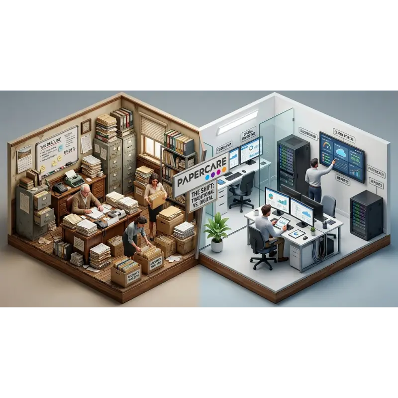 traditional vs modern working papers in uk accounting firms